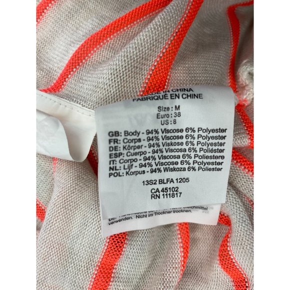 Bench Open Front Cardigan Sweater Size Medium Viscose Blend Sleeveless - Picture 4 of 4